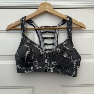 PINK Zip & Push up Sports Bra